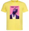 Мужская футболка Travis Scott pink Лимонный фото