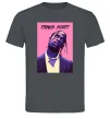 Мужская футболка Travis Scott pink Графит фото