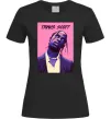 Жіноча футболка Travis Scott pink Чорний фото
