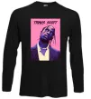 Лонгслив Travis Scott pink Черный фото