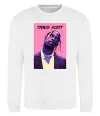 Свитшот Travis Scott pink Белый фото