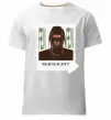 Мужская премиум футболка Travis Scott Photo Белый фото