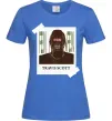 Жіноча футболка Travis Scott Photo Яскраво-синій фото