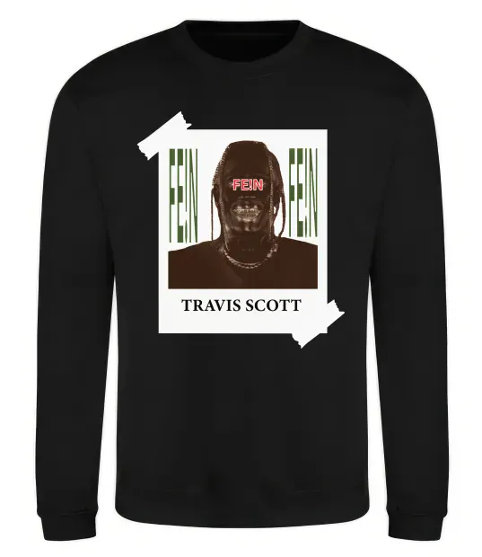 Свитшот Travis Scott Photo Черный фото