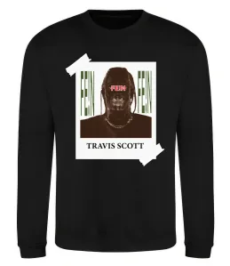Свитшот Travis Scott Photo Черный фото