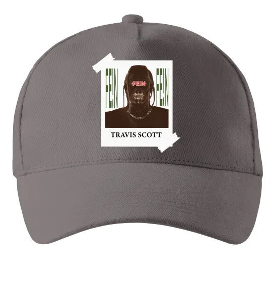 Кепка Travis Scott Photo Сірий фото