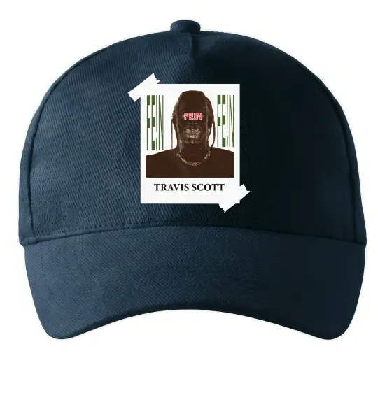 Кепка Travis Scott Photo Темно-синий фото