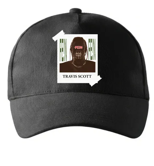 Кепка Travis Scott Photo Черный фото
