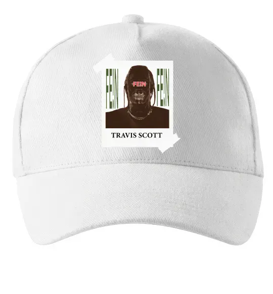Кепка Travis Scott Photo Белый фото