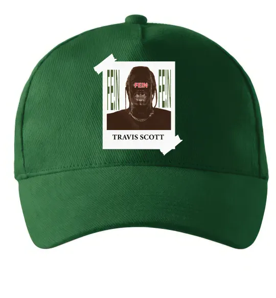 Кепка Travis Scott Photo Темно-зеленый фото