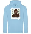 Женская толстовка (худи) Travis Scott Photo Голубой фото