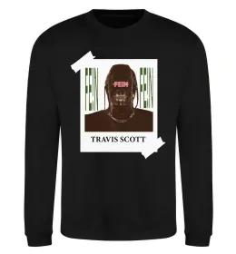 Свитшот Travis Scott Photo Черный фото