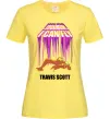 Женская футболка Travis Scott Look mom I can fly Лимонный фото