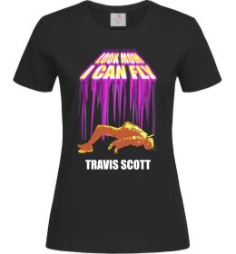 Женская футболка Travis Scott Look mom I can fly