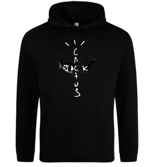 Жіноча толстовка (худі) Cactus Jack Travis Scott Чорний фото