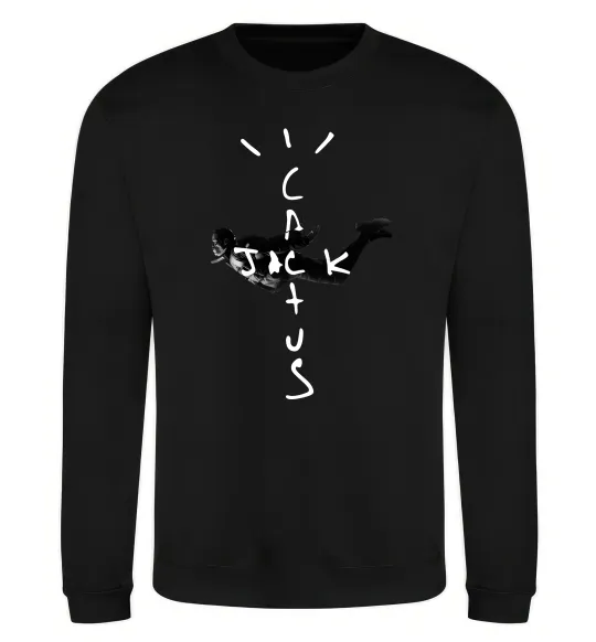 Світшот Cactus Jack Travis Scott Чорний фото