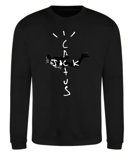 Свитшот Cactus Jack Travis Scott Черный фото