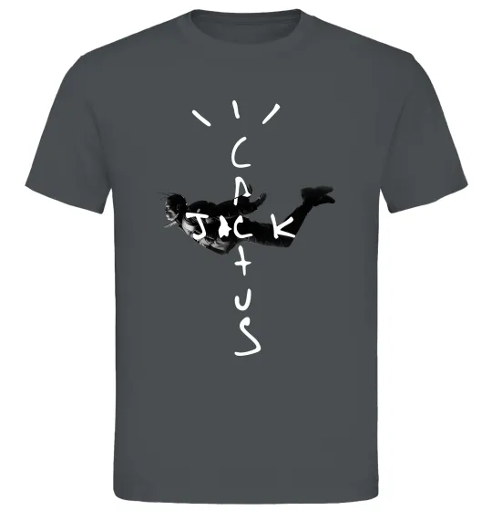 Мужская футболка Cactus Jack Travis Scott Графит фото