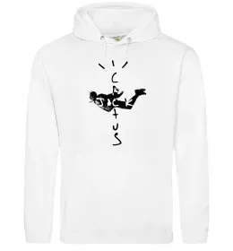 Мужская толстовка (худи) Cactus Jack Travis Scott Белый фото