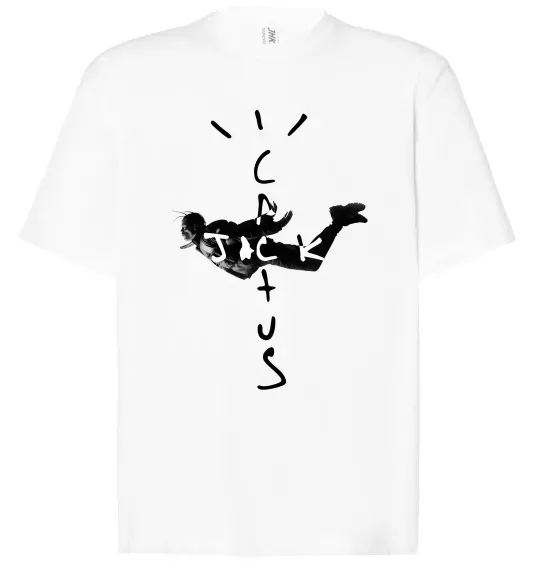 Футболка Оверсайз Cactus Jack Travis Scott Белый фото