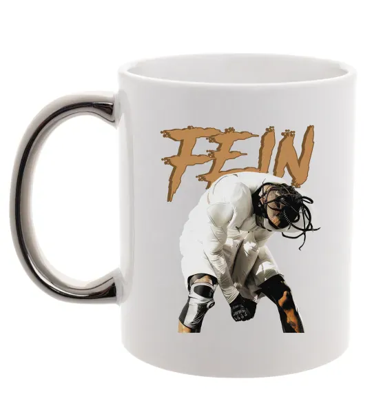 Чашка з кольоровою ручкою Travis Scott Fein Срібло фото