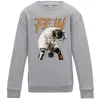 Детский Свитшот Travis Scott Fein Серый меланж фото
