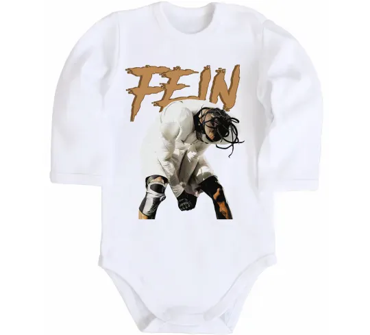 Детский боди Travis Scott Fein Белый фото