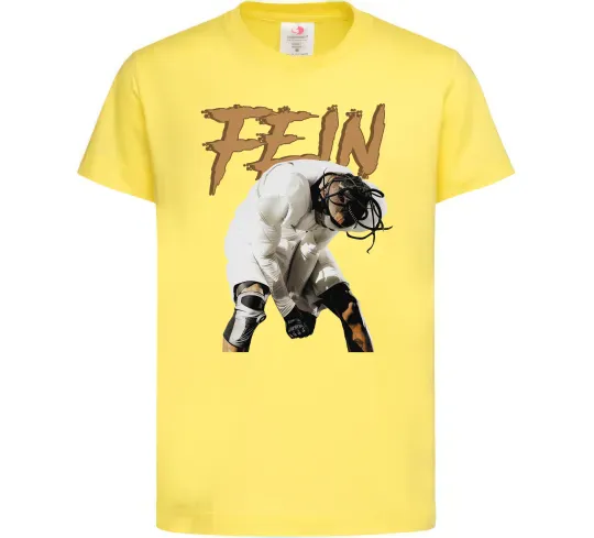 Детская футболка Travis Scott Fein Лимонный фото