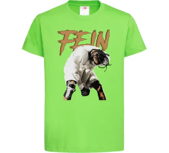 Детская футболка Travis Scott Fein Лаймовый фото