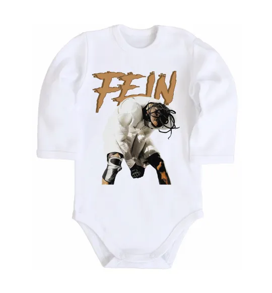 Детский боди Travis Scott Fein Белый фото