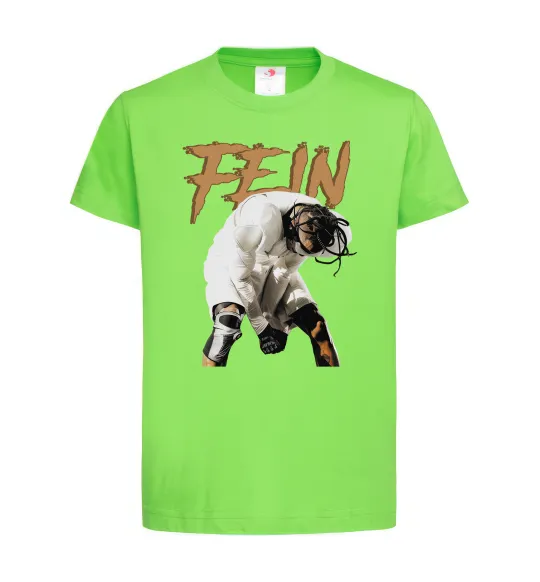 Дитяча футболка Travis Scott Fein Лаймовий фото