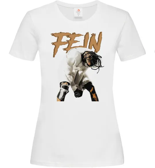 Женская футболка Travis Scott Fein Белый фото