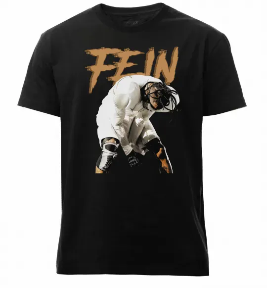 Чоловіча преміум футболка Travis Scott Fein Чорний фото