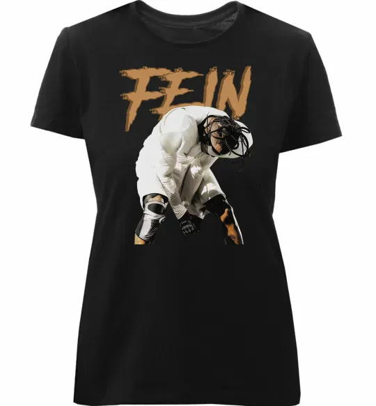 Женская премиум футболка Travis Scott Fein Черный фото