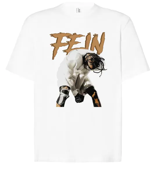 Футболка Оверсайз Travis Scott Fein Белый фото