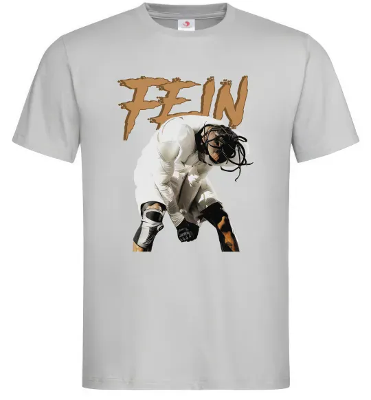 Мужская футболка Travis Scott Fein Серый фото