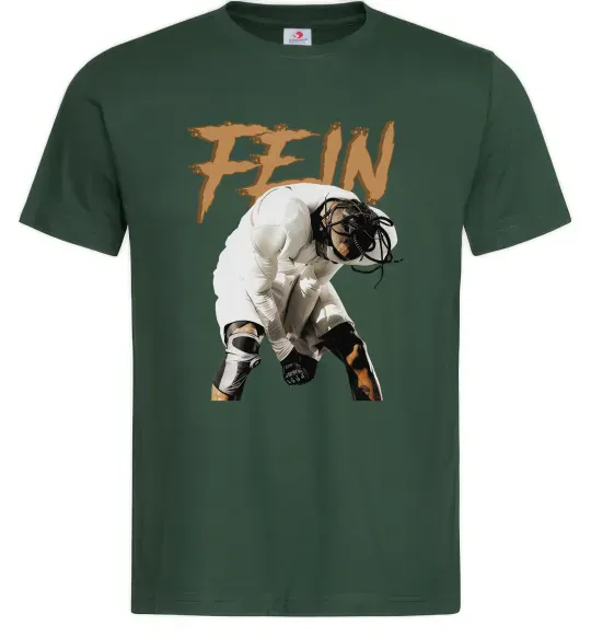 Мужская футболка Travis Scott Fein Темно-зеленый фото