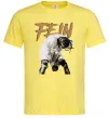 Мужская футболка Travis Scott Fein Лимонный фото