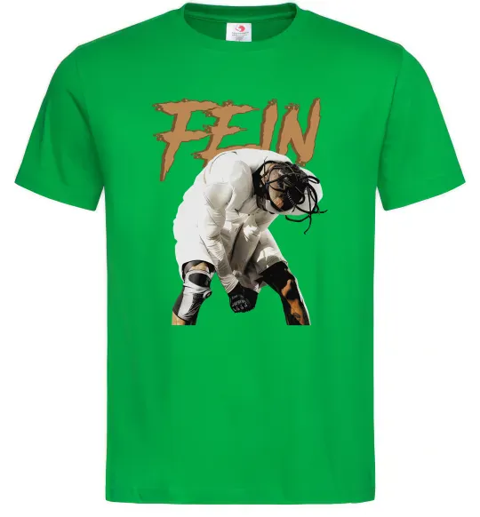 Мужская футболка Travis Scott Fein Зеленый фото