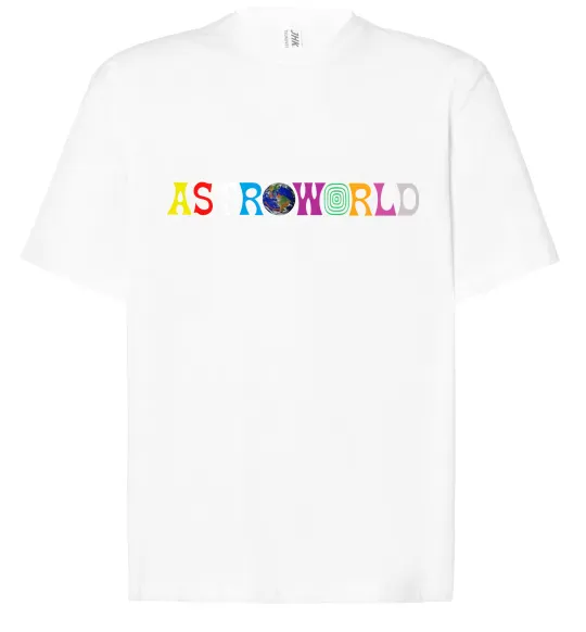 Футболка Оверсайз Astroworld Travis Scott Белый фото