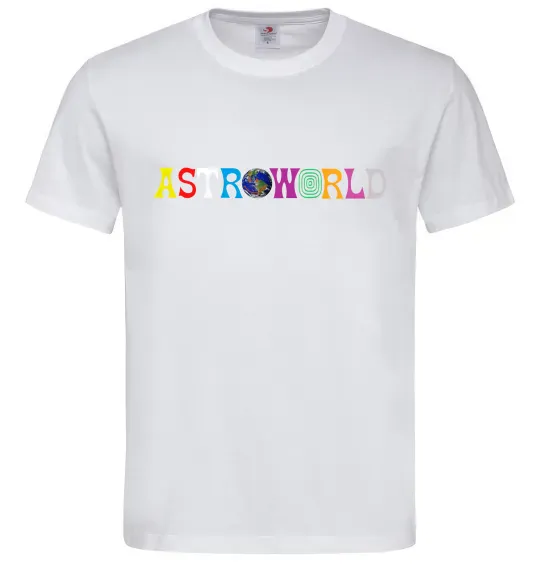Мужская футболка Astroworld Travis Scott Белый фото