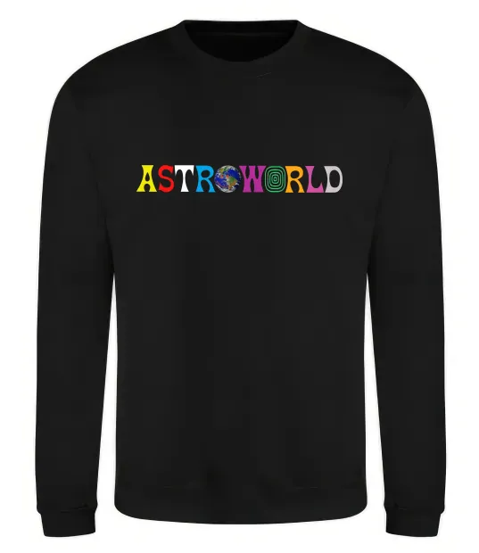 Свитшот Astroworld Travis Scott Черный фото