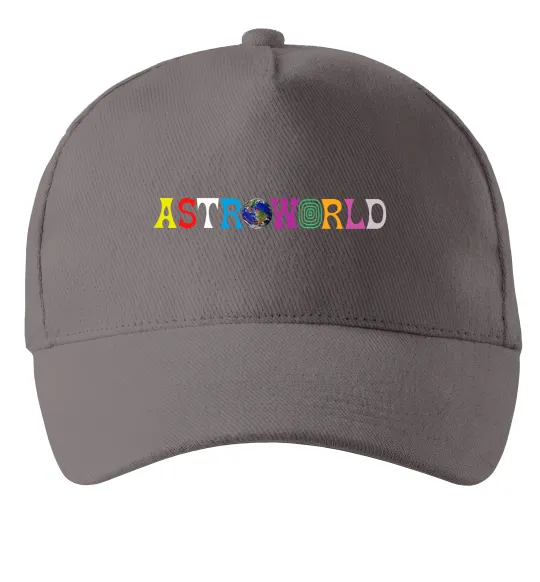 Кепка Astroworld Travis Scott Сірий фото