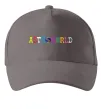Кепка Astroworld Travis Scott Сірий фото