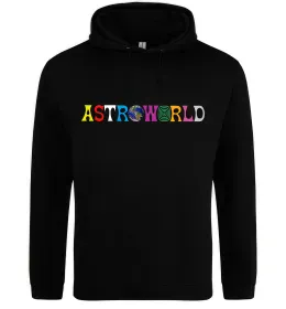 Женская толстовка (худи) Astroworld Travis Scott Черный фото