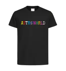 Дитяча футболка Astroworld Travis Scott Чорний фото