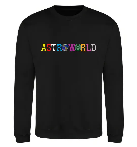 Свитшот Astroworld Travis Scott Черный фото