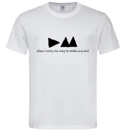 Чоловіча футболка DEPECHE MODE, колір - білий, розмір - M Білий фото