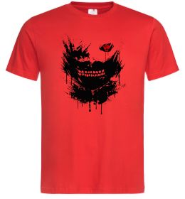 Чоловіча футболка Токійський гуль Канекі бризки, колір - червоний, розмір - L