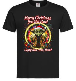Мужская футболка Yoda Merry Christmas you will have